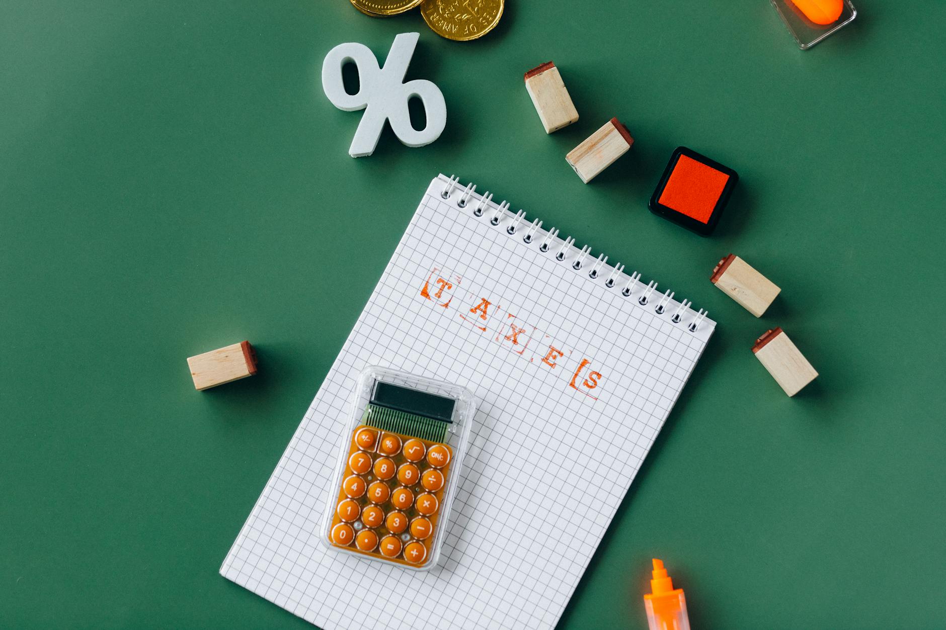 Person reviewing income and budget percentages